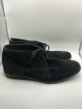 Alfani chukka black suede Jason boots size 10M